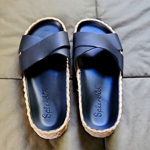 Splendid black Slides/Sandals 7M